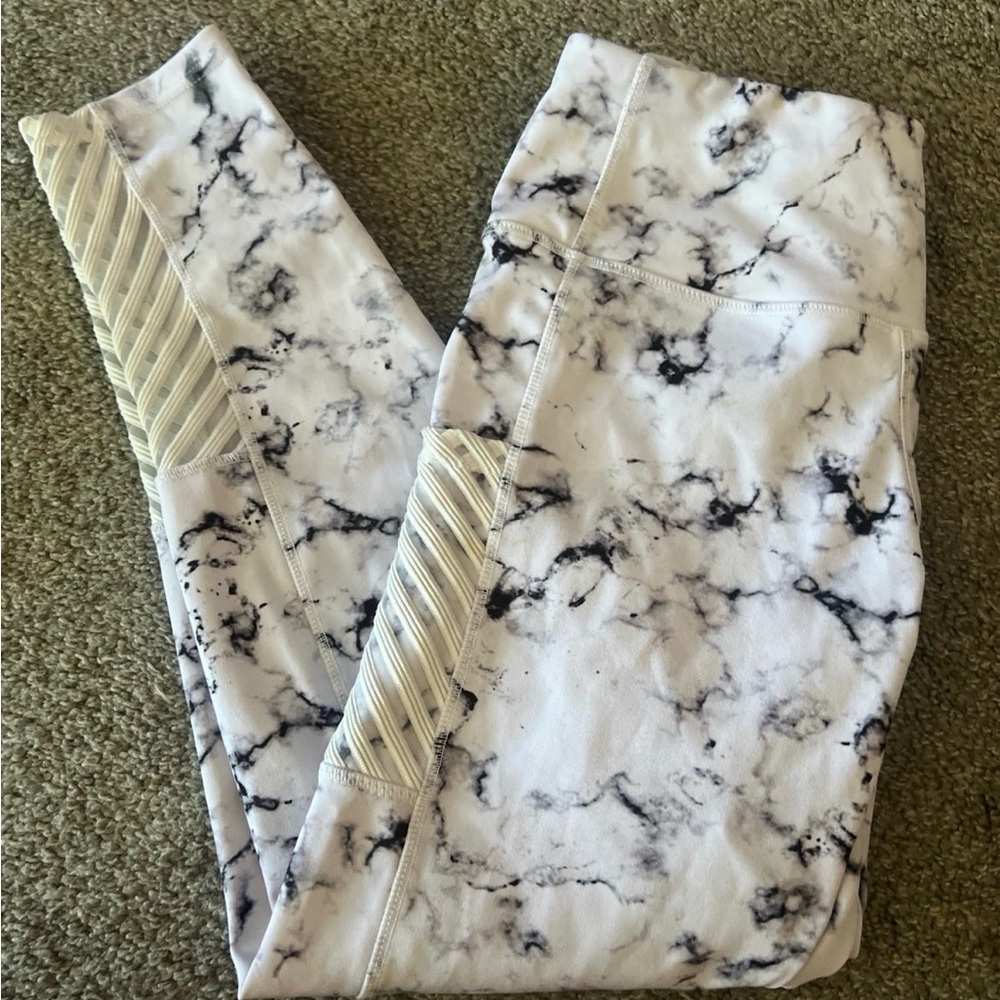Marble Print Leggings